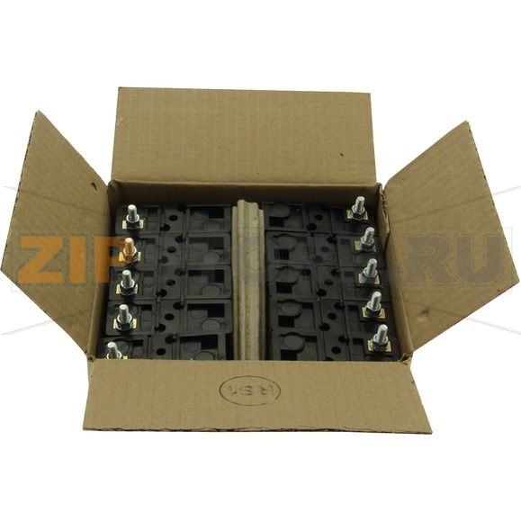 Держатель предохранителя, 20 A, AC 550 В, BS88/E1 Eaton SAFECLIP 20A BUSBAR/FRONT CONNECTED 