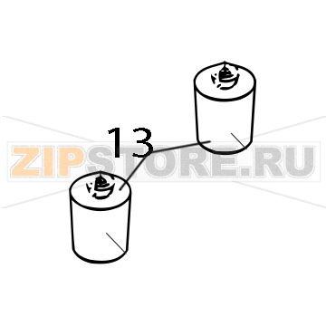 Plastic foot Toshiba TEC B-852-TS12-QQ Plastic foot Toshiba TEC B-852-TS12-QQЗапчасть на деталировке под номером: 13