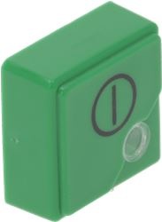 КНОПКА Q6 ЗЕЛЕНАЯ С ШЕЛКОГРАФИЕЙ ON/OFF 