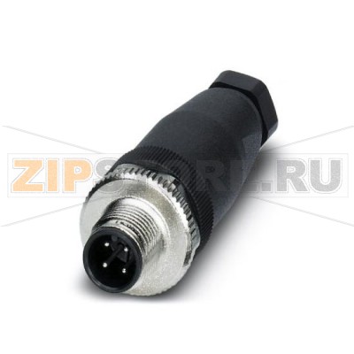 Штекер датчика / исполнительного элемента Phoenix Contact SACC-M12MS-4CON-PG 7-M штыревые контакты, прямой, 4-контактный, M12, с механическим ключом А-типа, резьбовое соединение, металлическая накатанная гайка, кабельный ввод Pg7.Минимальный заказ: 1 шт.Упаковка: 1 шт.