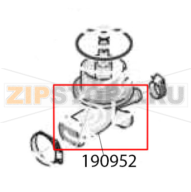 Supp. inf. mulinello Comenda PF45 Supp. inf. mulinello Comenda PF45Запчасть на деталировке под номером: 190952