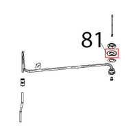 Rondella piana 50x28x4 inox Unox XB 403
