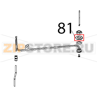 Rondella piana 50x28x4 inox Unox XB 403 Rondella piana 50x28x4 inox Unox XB 403Запчасть на деталировке под номером: 81