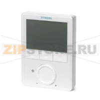 RDG100T - Комнатный термостат, AC 230 В, для фэнкойлов и универсальных приложений ОВК; 7-дневное расписание Siemens RDG100T