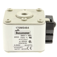 Предохранитель, 800 A, AC 690 В, 200 кА, size 2, aR, IEC UL Eaton FUSE 800A 690V 2BKN/50 AR UC