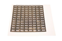TARGH.NUMERAZ.CASSET.VEGA A-B BVM685