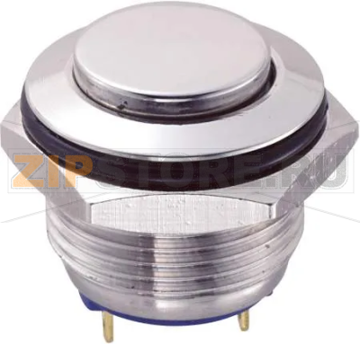 Кнопка антивандальная 48 В/DC, 2 А, 1 x выкл/вкл, без фиксации, IP65, 1 шт TRU Components GQ16H-10/J/S 