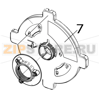 Supply holder caution sticker Toshiba TEC B-852-TS12-CN Supply holder caution sticker Toshiba TEC B-852-TS12-CNЗапчасть на деталировке под номером: 7