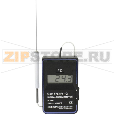 Термометр карманный, от -199.9 до +199.9°C, тип датчика: Pt1000 Greisinger GTH 175 PT-G 