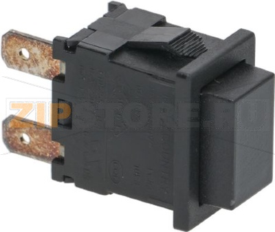 ПЕРЕКЛЮЧАТЕЛЬ ОДНОПОЛЮСНЫЙ КНОПОЧНЫЙ ЧЕРНЫЙ, 15 А, 250 В 