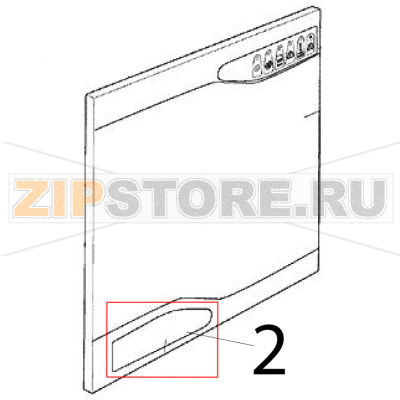Etichetta Scotsman MV 600 Etichetta Scotsman MV 600Запчасть на деталировке под номером: 2