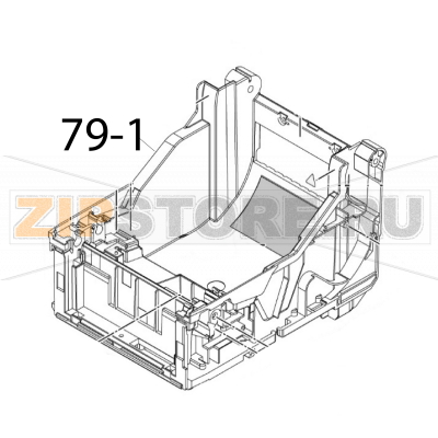 Bottom frame Sato CT408LX TT Bottom frame Sato CT408LX TTЗапчасть на деталировке под номером: 79-1Название запчасти на английском языке: Bottom frame Sato CT408LX TT.