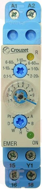 РЕГУЛИРУЕМОЕ ПО ВРЕМЕНИ РЕЛЕ EMER8 24/240 В 50/60 ГЦ 