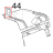 Spout metal frame Scotsman AF 124