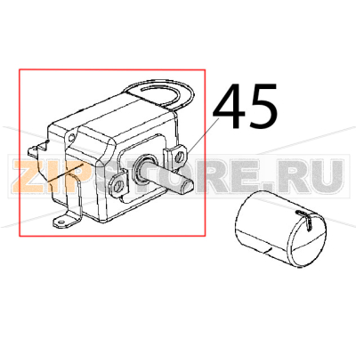 Termostato 2-72 °C Unox XL 413 Termostato 2-72 °C Unox XL 413Запчасть на деталировке под номером: 45