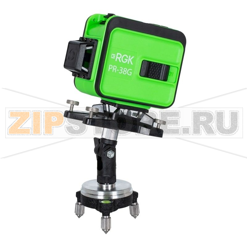 Комплект: уровень лазерный PR-38G, штанга-упор CG-2 RGK 778787 
