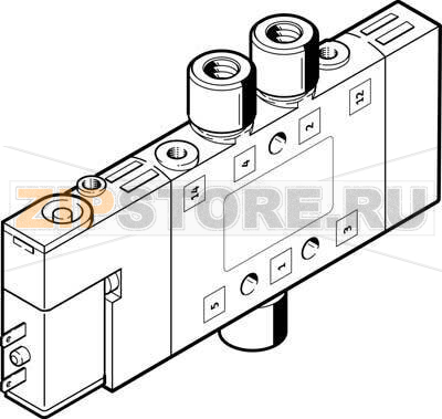 Распределитель с электроуправлением Festo CPE10-M1BH-5L-M5 