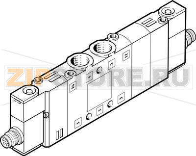 Распределитель с электроуправлением Festo CPE14-M1CH-5/3GS-1/8 