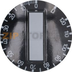 РУЧКА Ø 50 ММ 10-120' ЧЕРНАЯ 