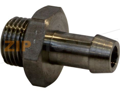 HOSE CONNECTION G1/8 D=4 STAINLESS STEEL 
