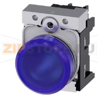 СВЕТОВОЙ ИНДИКАТОР, 22MM, КРУГЛЫЙ, МЕТАЛЛИЧЕСКИЙ ГЛЯНЦЕВЫЙ, СИНИЙ МАТОВЫЙ РАССЕИВАТЕЛЬ, С ДЕРЖАТЕЛЕМ, МОДУЛЬ ПОДСВЕТКИ С ИНТЕГРИРОВАННЫМ СВЕТОДИОДОМ 24V AC/DC, ВИНТОВЫЕ КЛЕММЫ, С ГРАВИРОВКОЙ ЛАЗЕРОМ, UPPER AND LOWER CASE, START OF LINE ALWAYS UPPER CASE S