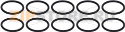 10 pcs O-ring 2068 (d.17.17 x 1.78mm) 