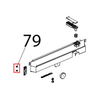 Tappo premi vetro interno Unox XBC 905