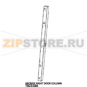 Right door column Unox XBC 805E Right door column Unox XBC 805EЗапчасть на деталировке под номером: 3Название запчасти на английском языке: Right door column Unox XBC 805E