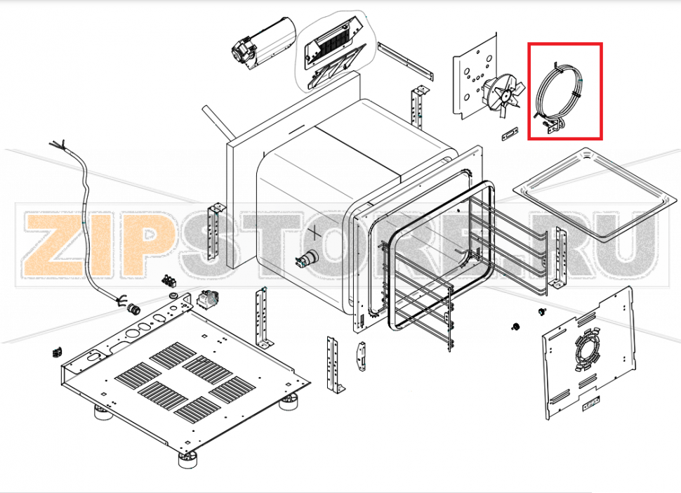 ТЭН 2700 Вт 230 В Tecnoeka EKF 423    ТЭН 2700 Вт 230 В Tecnoeka EKF 423Запчасть на сборочном чертеже под номером: 00012480