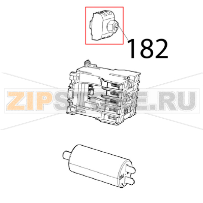 Morsettiera a pettine Unox XFT 110 Morsettiera a pettine Unox XFT 110Запчасть на деталировке под номером: 182