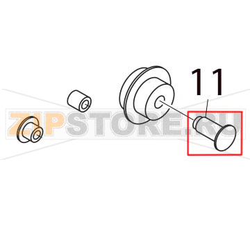 Gear stud Toshiba TEC B-SX5T-TS12/22-CN Gear stud Toshiba TEC B-SX5T-TS12/22-CNЗапчасть на деталировке под номером: 11