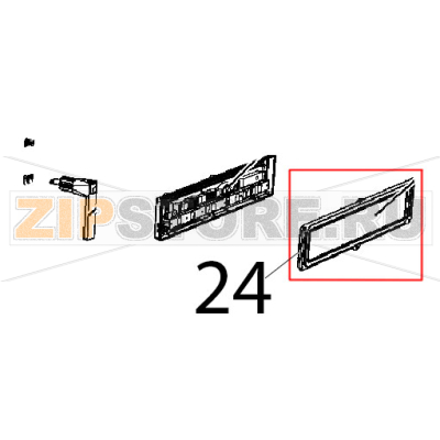 Cornice cruscotto C.T. Unox XBC 1005E Cornice cruscotto C.T. Unox XBC 1005EЗапчасть на деталировке под номером: 24