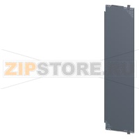 SIVACON, mounting plate, for cabinet side, perforated, D: 600 mm, H: 2000 mm, zinc-plated Siemens 8MF1006-2AK13-0