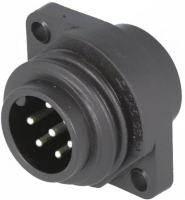 Разъем круглый, от -40 до +90°C, IP67 Hirschmann CA 6 GS
