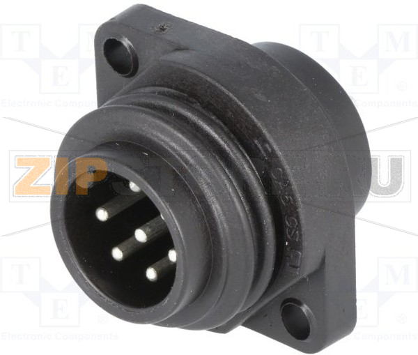 Разъем круглый, от -40 до +90°C, IP67 Hirschmann CA 6 GS 