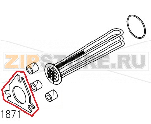 Flangia Fix Resistenze Boiler Aristarco TR 1650                        Flangia Fix Resistenze Boiler Aristarco TR 1650Запчасть на сборочном чертеже под номером: 1871Название запчасти Aristarco на итальянском языке: Flangia Fix Resistenze Boiler Aristarco TR 1650