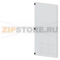 SIVACON, door half, left, with ventilation openings, IP40, H: 2000 mm, W: 800 mm, RAL 7035, Protection class 1 Siemens 8MF1080-2UT25-2BA2