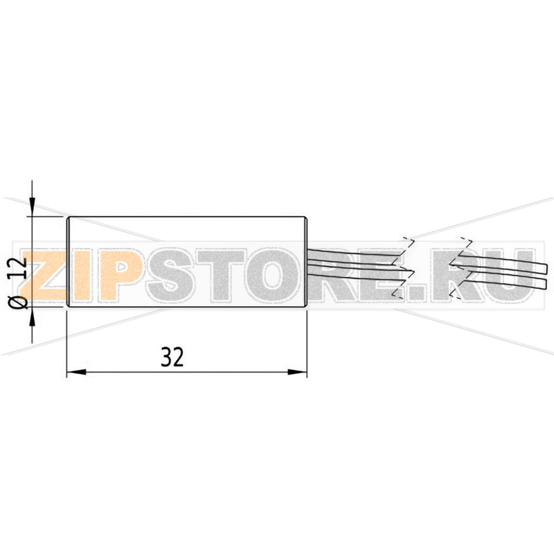 Модуль лазерный, красный, 2.5 МВт Picotronic LE635-2.5-3(12x32) 