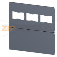SIVACON, base, with cutouts for flanges, IPXX, T: 1000 mm, W: 900 mm, zinc-plated Siemens 8MF1090-2UB52-0