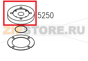 Flangia Motoriduttore Serie TR Aristarco TR 1650                               Flangia Motoriduttore Serie TR Aristarco TR 1650Запчасть на сборочном чертеже под номером: 5250Название запчасти Aristarco на итальянском языке: Flangia Motoriduttore Serie TR Aristarco TR 1650