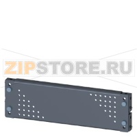 SIVACON, mounting plate, mounting with bracket, perforated, H: 100 mm, W: 400 mm, zinc-plated Siemens 8MF1140-2AM12-0