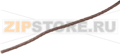 НИКЕЛИРОВАННЫЙ КОРИЧНЕВЫЙ КАБЕЛЬ ø 2,5 м 