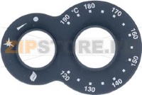 GHIERA NERA PER MANOPOLA 120-190°C