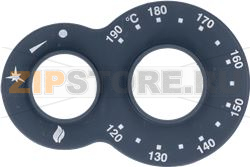 GHIERA NERA PER MANOPOLA 120-190°C 