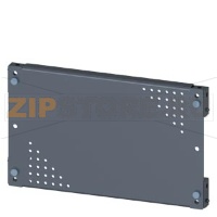 SIVACON, mounting plate, mounting with bracket, perforated, H: 200 mm, W: 400 mm, zinc-plated Siemens 8MF1240-2AM12-0