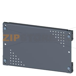 SIVACON, mounting plate, mounting with bracket, perforated, H: 200 mm, W: 400 mm, zinc-plated Siemens 8MF1240-2AM12-0 
