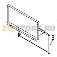 Complete lower side panel Fagor FI-2700I