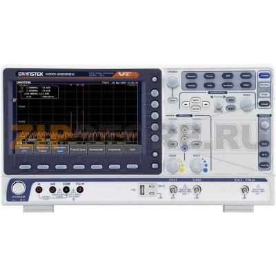 Осциллограф цифровой 200 МГц, 1 гвыб/с, 10 мб/кан, 8 Бит GW Instek MDO-2202EX 