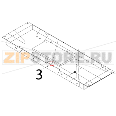 Flange nut Hoshizaki IM-65NE-25 Flange nut Hoshizaki IM-65NE-25Запчасть на деталировке под номером: 3