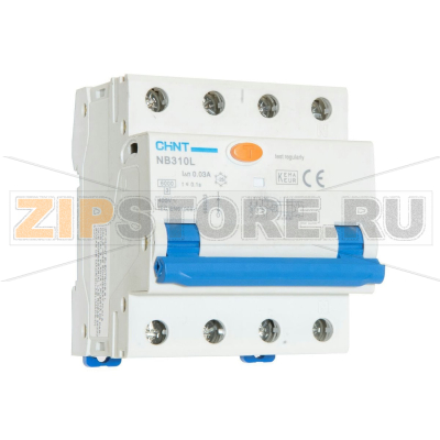 Дифавтомат 40 А, 30 мА, 6 кА Chint NB310L 